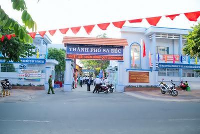 Trường trung học phổ thông thành phố Sa Đéc, tỉnh Đồng Tháp (ảnh: Cổng thông tin điện tử trường)