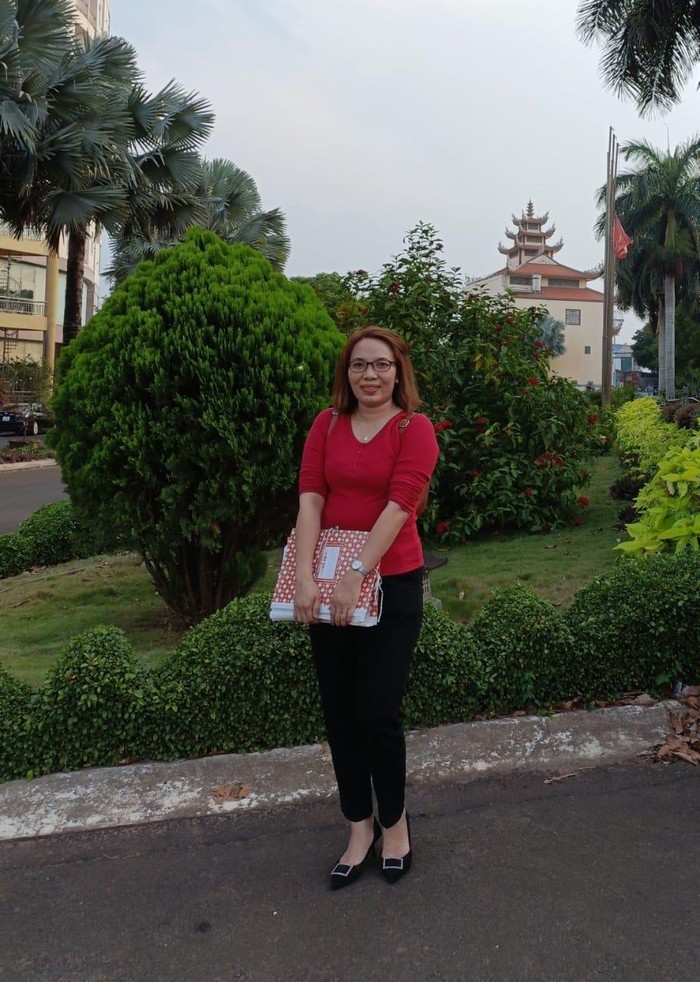 Cô Nguyễn Thị Bình, nguyên giáo viên trường trung học cơ sở Eakly, huyện Krông Pắk (ảnh: NVCC)
