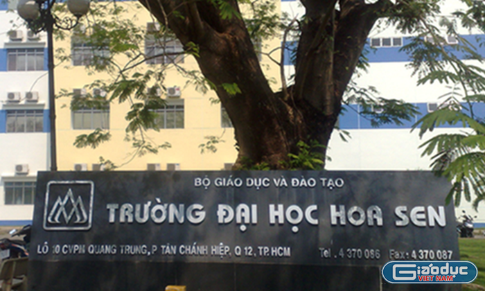 Trường Đại học Hoa Sen, thành viên Tập đoàn Giáo dục Nguyễn Hoàng (Ảnh: GDVN)