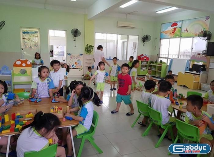 Trẻ bậc học mầm non tại Thành phố Hồ Chí Minh (ảnh minh họa: P.L)