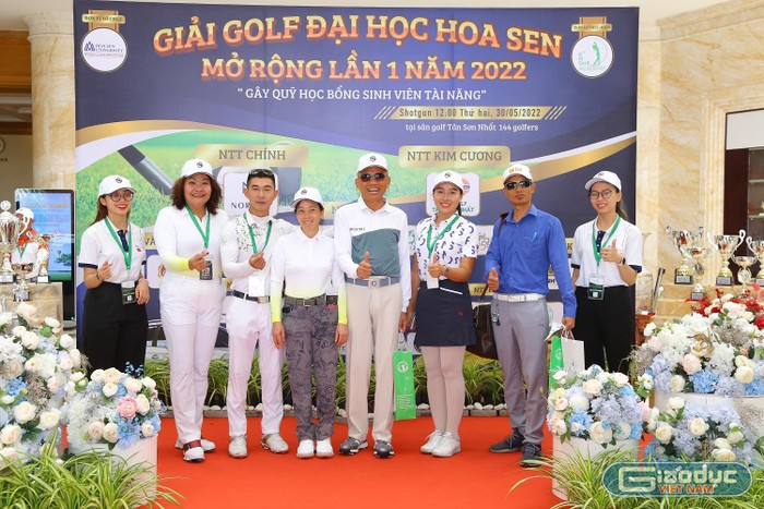 Các Golfer tham gia giải thi đấu do Trường Đại học Hoa Sen tổ chức (ảnh: BTC)
