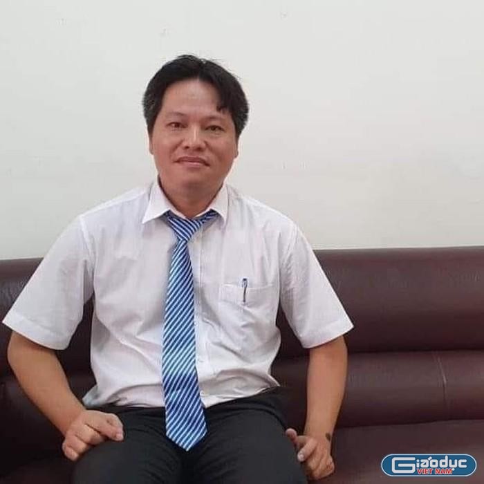 Thạc sĩ Phan Thế Hoài - Giáo viên Văn của Trường trung học phổ thông Bình Hưng Hòa, quận Bình Tân (ảnh: NVCC)