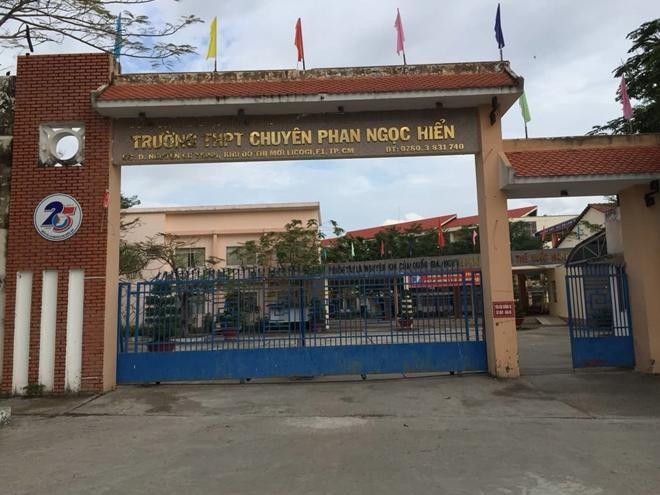 Trường trung học phổ thông chuyên Phan Ngọc Hiển, tỉnh Cà Mau (ảnh minh họa: Báo CAND)