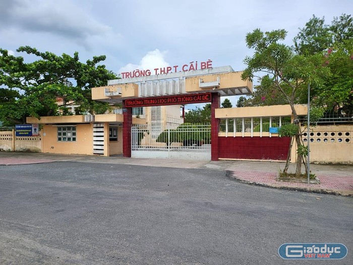 Trường trung học phổ thông Cái Bè, huyện Cái Bè, tỉnh Tiền Giang (ảnh minh họa: P.L)