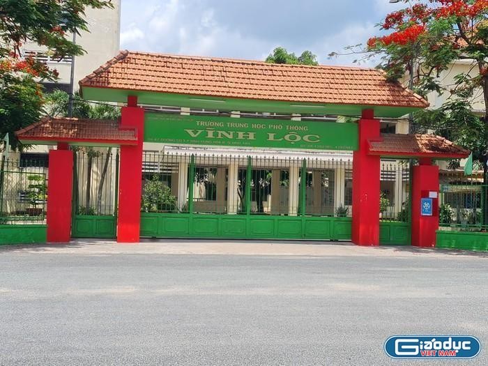 Trường trung học phổ thông Vĩnh Lộc, quận Bình Tân, Thành phố Hồ Chí Minh (ảnh minh họa: P.L)