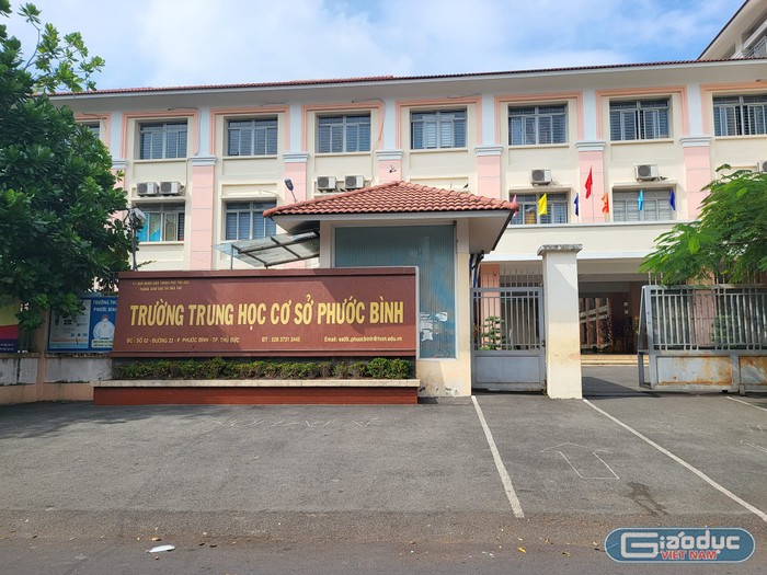 Trường trung học cơ sở Phước Bình, Thành phố Thủ Đức, Thành phố Hồ Chí Minh (ảnh minh họa: P.L)