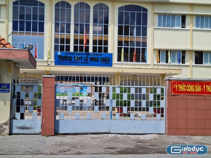 Trường trung học phổ thông Lê Minh Xuân, huyện Bình Chánh, Thành phố Hồ Chí Minh (ảnh minh họa: P.L)