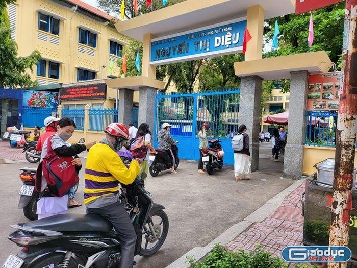 Trường trung học phổ thông Nguyễn Thị Diệu, Quận 3, Thành phố Hồ Chí Minh (ảnh minh họa: P.L)