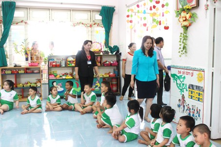 Học sinh cơ sở giáo dục mầm non ở tỉnh Đồng Nai (ảnh minh họa: Báo Đồng Nai)