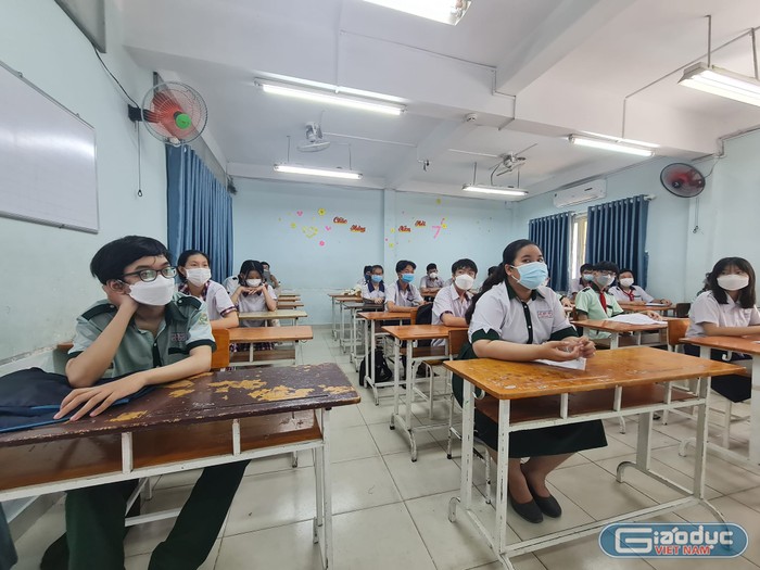 Thí sinh thi tuyển sinh vào lớp 10 tại Thành phố Hồ Chí Minh trong một năm học trước (ảnh minh họa: P.L)