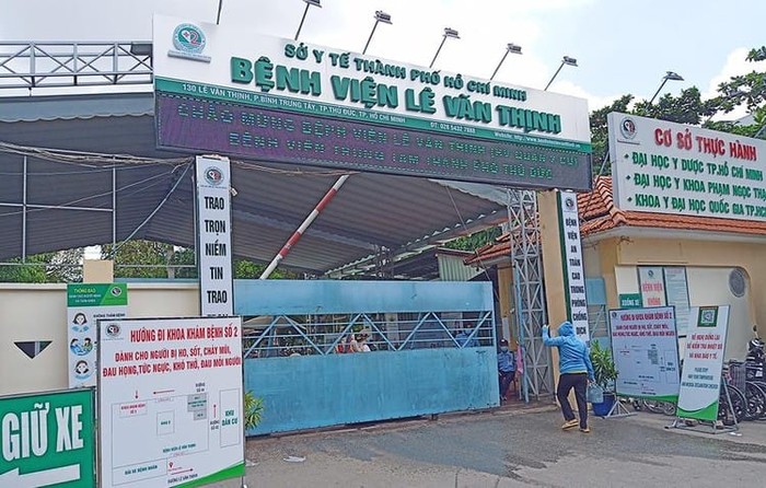 Bệnh viện Lê Văn Thịnh, thành phố Thủ Đức nơi điều trị cho các bệnh nhân có triệu chứng ngộ độc (ảnh: CTV)