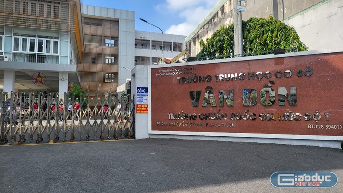 Trường trung học cơ sở Vân Đồn, Quận 4, Thành phố Hồ Chí Minh (ảnh minh họa: V.D)
