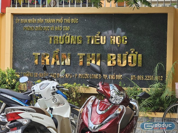 Trường tiểu học Trần Thị Bưởi, Thành phố Thủ Đức, Thành phố Hồ Chí Minh (ảnh minh họa: V.D)