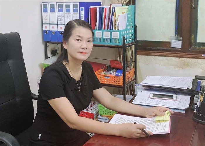 Bà Trần Thu Nga - Trưởng phòng Tổ chức cán bộ (Sở Giáo dục và Đào tạo tỉnh Tuyên Quang). (Ảnh: NVCC).