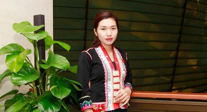 Đại biểu quốc hội Quàng Thị Nguyệt (đoàn Điện Biên). (Ảnh: NVCC).
