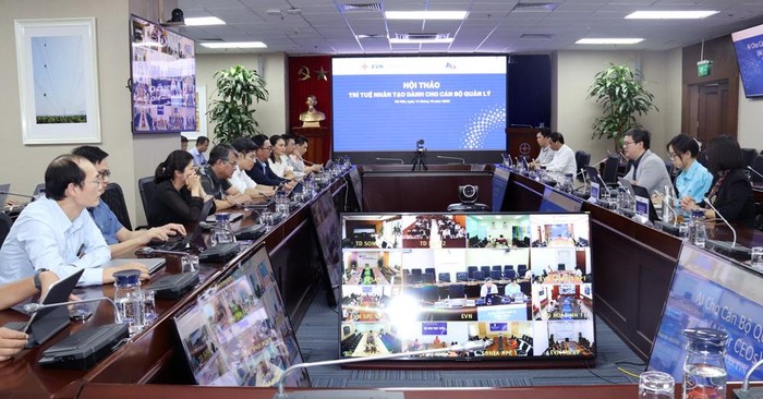 Hội thảo được kết nối trực tuyến đến các đơn vị thành viên Tập đoàn Điện lực Việt Nam trên cả nước.