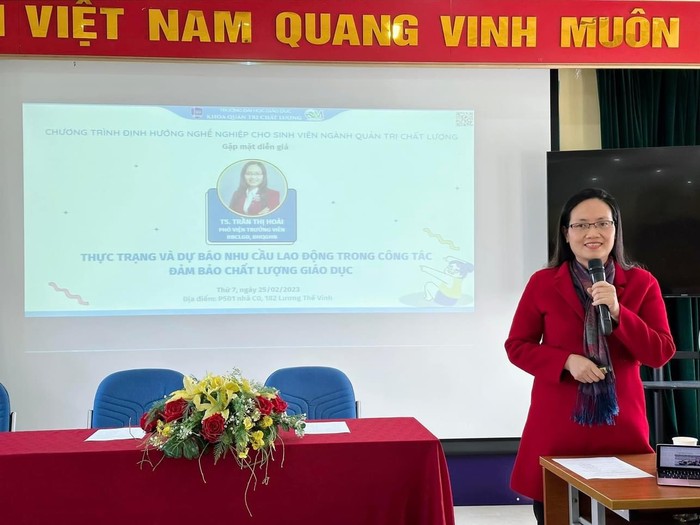 Tiến sĩ Trần Thị Hoài - Phó Viện trưởng Viện Đảm bảo Chất lượng giáo dục (Đại học Quốc gia Hà Nội).