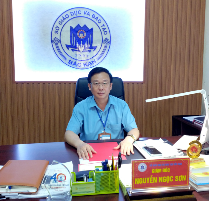 Ông Nguyễn Ngọc Sơn - Giám đốc Sở Giáo dục và Đào tạo tỉnh Bắc Kạn. Ảnh: NVCC.