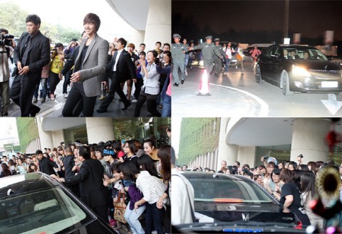 Lee Min Ho bị bao vây bởi các fan Trung Quốc