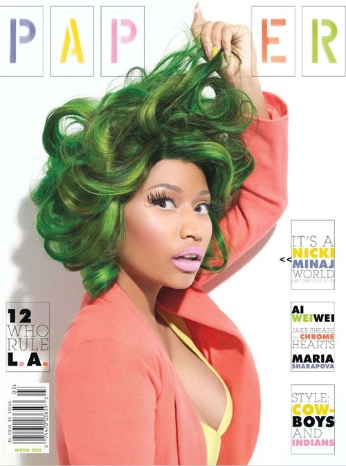 Nicki Minaj "lại" đem phong cách độc đáo của mình lên tạp chí Paper ấn bản mùa xuân 2012. Nữ ca sĩ cũng chia sẻ cách cô làm quen và đối diện với sự nổi tiếng nhanh chóng.