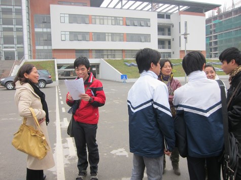 Các thí sinh tham gia kỳ thi học sinh giỏi Quốc gia.