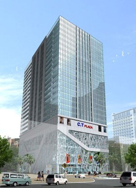 Dự án Khu căn hộ và văn phòng cho thuê Q.1, TP HCM (Cao ốc căn hộ dịch vụ thương mại Sài Gòn Plaza) của Quốc Cường Gia Lai.Dự án có diện tích khuôn viên 1.439 m2 tại số 24 Lê Thánh Tôn, Q.1 với tổng mức vốn đầu tư khoảng 700 tỷ đồng (Ảnh minh họa).