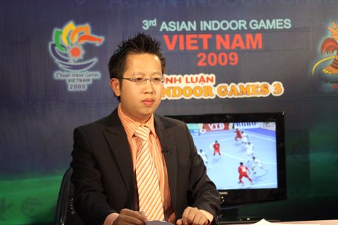 Bình luận viên Việt Khuê đã có 10 năm làm việc cùng VTV, kể từ ngày đầu cộng tác.