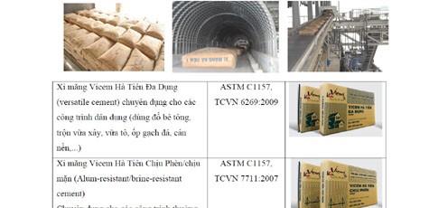 Trong báo cáo thường niên 2011 của Công ty Cổ phần Vicem Hà Tiên, ở phần giới thiệu về xi măng Hà Tiên đa dụng cũng ghi sản phẩm phù hợp tiêu chuẩn Quốc gia TCVN 6269:2009 (?!). (Ảnh chụp lại từ báo cáo).