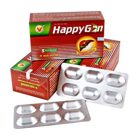 Sản phẩm thực phẩm chức năng Happy Gan của Công ty CP Sao Thái Dương. (ảnh từ website công ty CP Sao Thái Dương)