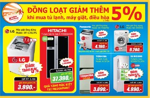 Nhiều mặt hàng giá "sốc" tại Media Mart trong tuần lễ thứ hai của tháng Khuyến mại Hà Nội.