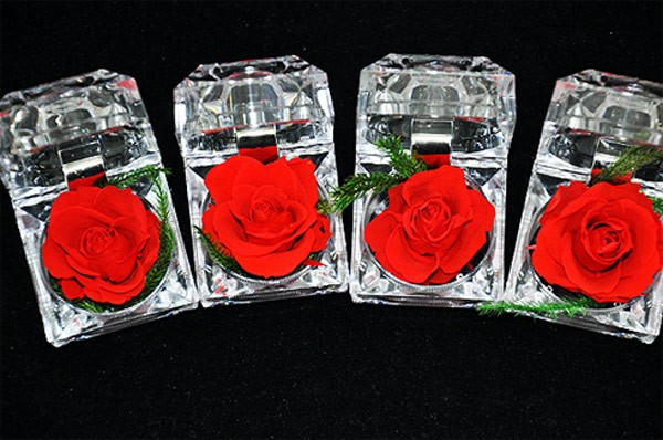 1. Hoa hồng bất tử Được chọn lọc từ những giống hoa hồng đẹp và đặc biệt nhất của Nhật Bản. Sản phẩm là hoa hồng thật 100%, bông Hồng Bất Tử Daros này có thể là một gợi ý thú vị cho bạn bày tỏ tình cảm với người mình yêu thương trong ngày Valentine.
