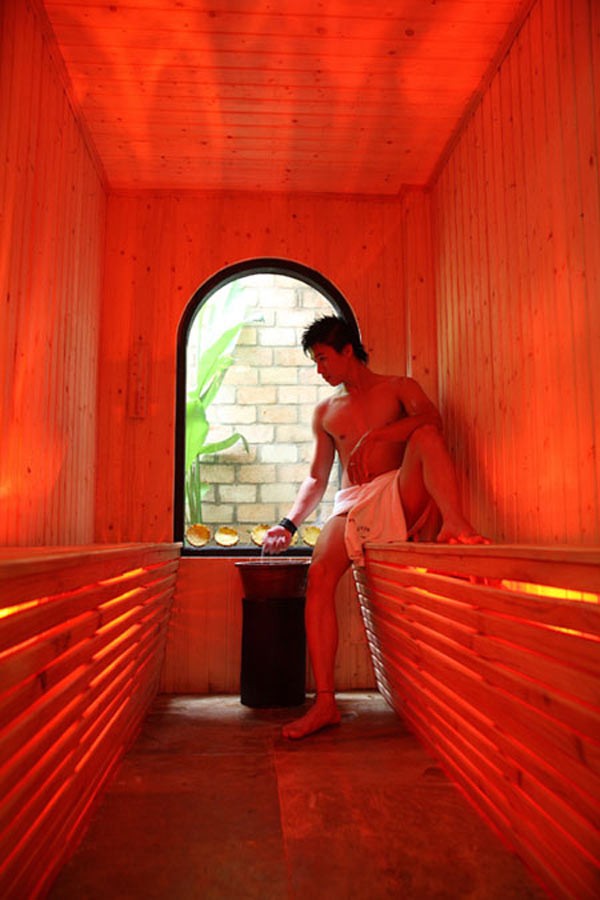 Đây chính là khu xông hơi đặc biệt và hiện đại nhất tại Việt Nam - Dịch vụ xông hơi bằng tia hồng ngoại tại Nadam spa.