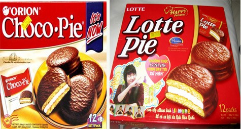 Các loại bánh Choco Pie tại Việt Nam có nhãn hiệu như Choco Pie Orion, Phanner Pie, Lotte Pie… đều là hàng Việt Nam chất lượng cao.