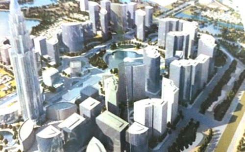 Dự án khu đô thị 30 tỷ USD tại gần sân bay Nội Bài của “đại gia” Dubai là một minh chứng rõ nét nhất cho việc các nhà đầu tư nước ngoài đang nhắm vào thị trường BĐS phía Bắc (Ảnh: Trade Arabia.)