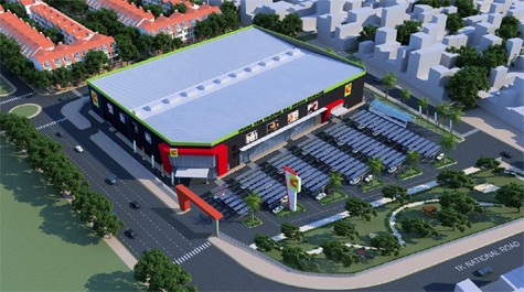 Hưởng ứng sự kiện Giờ Trái Đất, ngày 23/3/2013, hệ thống siêu thị Big C chính thức khai trương Đại siêu thị Big C Dĩ An và Trung tâm thương mại Green Square tại Bình Dương - dự án trung tâm thương mại đầu tiên tại Việt Nam sử dụng hệ thống năng lượng mặt trời tầm cỡ quốc gia.