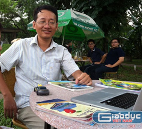 Ông Bùi Huy Kiên, Giám đốc công ty TNHH Hiệp Đồng, ban quản trị của website Lamchame: Doanh nghiệp muốn sửa thông tin sai thì phải liên hệ với ban quản trị, tham gia diễn đàn để đối chất. (Ảnh: GDVN)