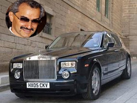 Hoàng tử Alwaleed Bin Talal Alsaud, thành viên của gia đình hoàng gia A Rập, lái chiếc Rolls-Royce Phantom. Phiên bản chuẩn của chiếc xe này giá 246.000 USD, còn phiên bản nâng cấp cho hoàng gia chắc cần ít nhất 447.000 USD.