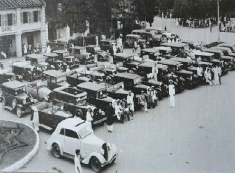 Quang cảnh tại nhà ga xe lửa Huế năm 1938 (Ảnh tư liệu).