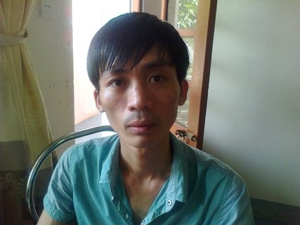 Đối tượng Nguyễn Tiến Mạnh tại cơ quan điều tra