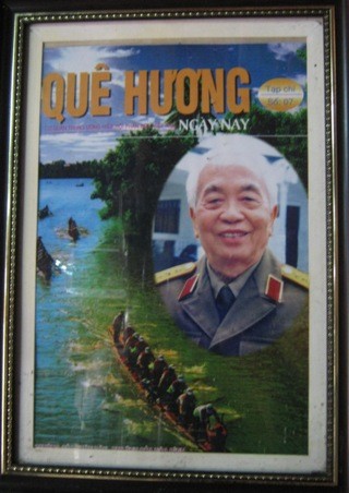 Bức ảnh Đại tướng Võ Nguyên Giáp gắn với non nước Quảng Bình trong ngôi nhà lưu niệm