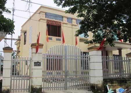 Trụ sở Toà án huyện Nam Đàn, nơi ông Quang làm việc khi phạm tội