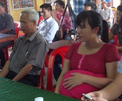 Chị Lê Thị Thanh Bình người được xin lỗi vì án oan sai