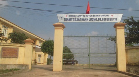 Trạm y tế xã Thanh Lương được một đơn vị tài trợ xây dựng vào năm 2012 với kinh phí 4,5 tỷ đồng (ảnh Xuân Hòa)