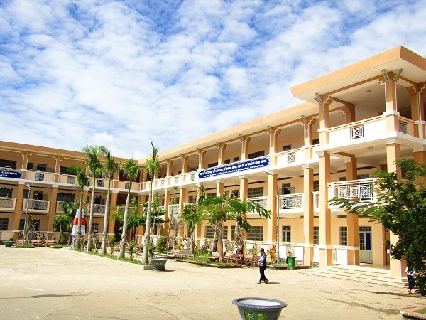 Trường THCS Lê Hồng Phong, TP Sóc Trăng, nơi Quỳnh đang học.