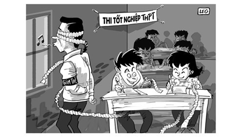 Nhiều giáo viên phải nhắm mắt trước những tiêu cực vì đấu tranh thì tránh đâu. (Ảnh minh họa trên giaoduc.net.vn).