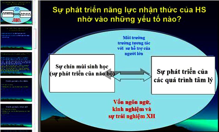 PGS.TS Nguyễn Công Khanh lại tiếp tục sai chính tả. (Ảnh: Tùng Sơn)