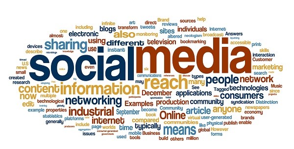 Thời buổi truyền thông xã hội, mọi người chủ yếu theo dõi thông tin, trao đổi và quan hệ trên các mạng xã hội.(Ảnh: Pinterest.com)