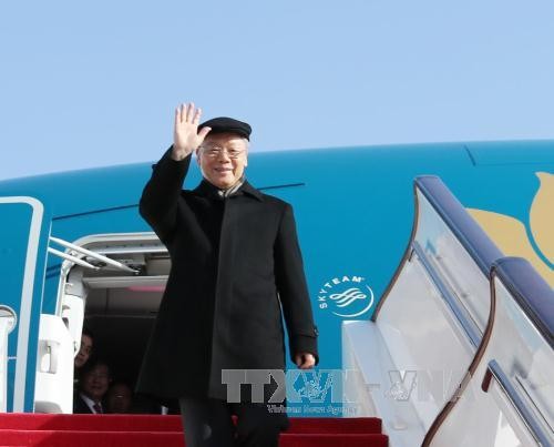 Tổng Bí thư Nguyễn Phú Trọng đã đến Bắc Kinh ảnh 1