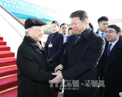 Tổng Bí thư Nguyễn Phú Trọng đã đến Bắc Kinh ảnh 2