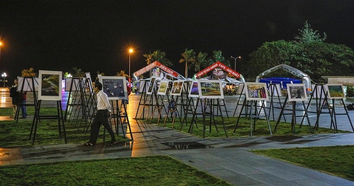Ảnh nghệ thuật được triễn lãm tại Lễ hội du lịch Bình Định.